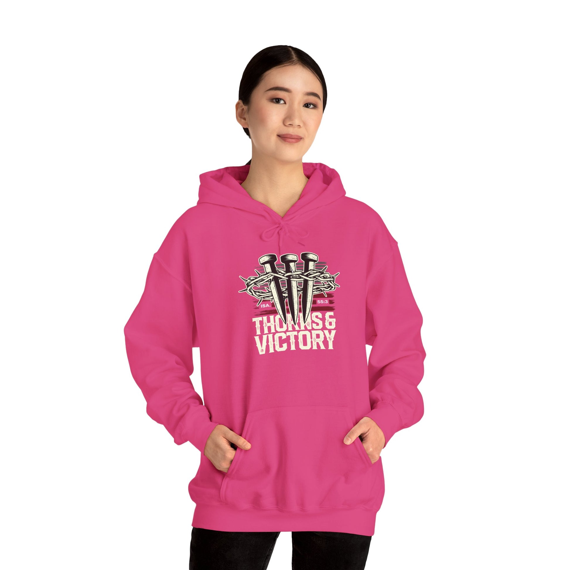 "Thorns & Victory" Unisex Heavy Blend™ Hoodies - The Shield of Light