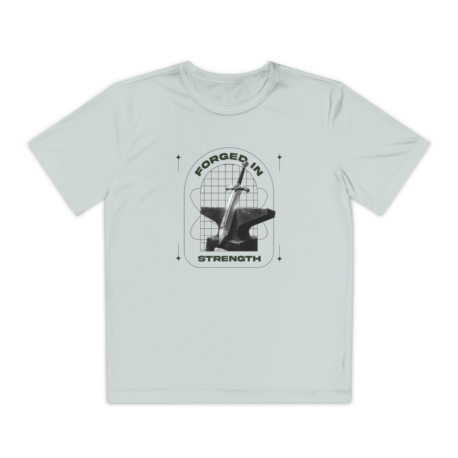 "Forged In Strength" Unisex Youth Competitor Tee - The Shield of Light