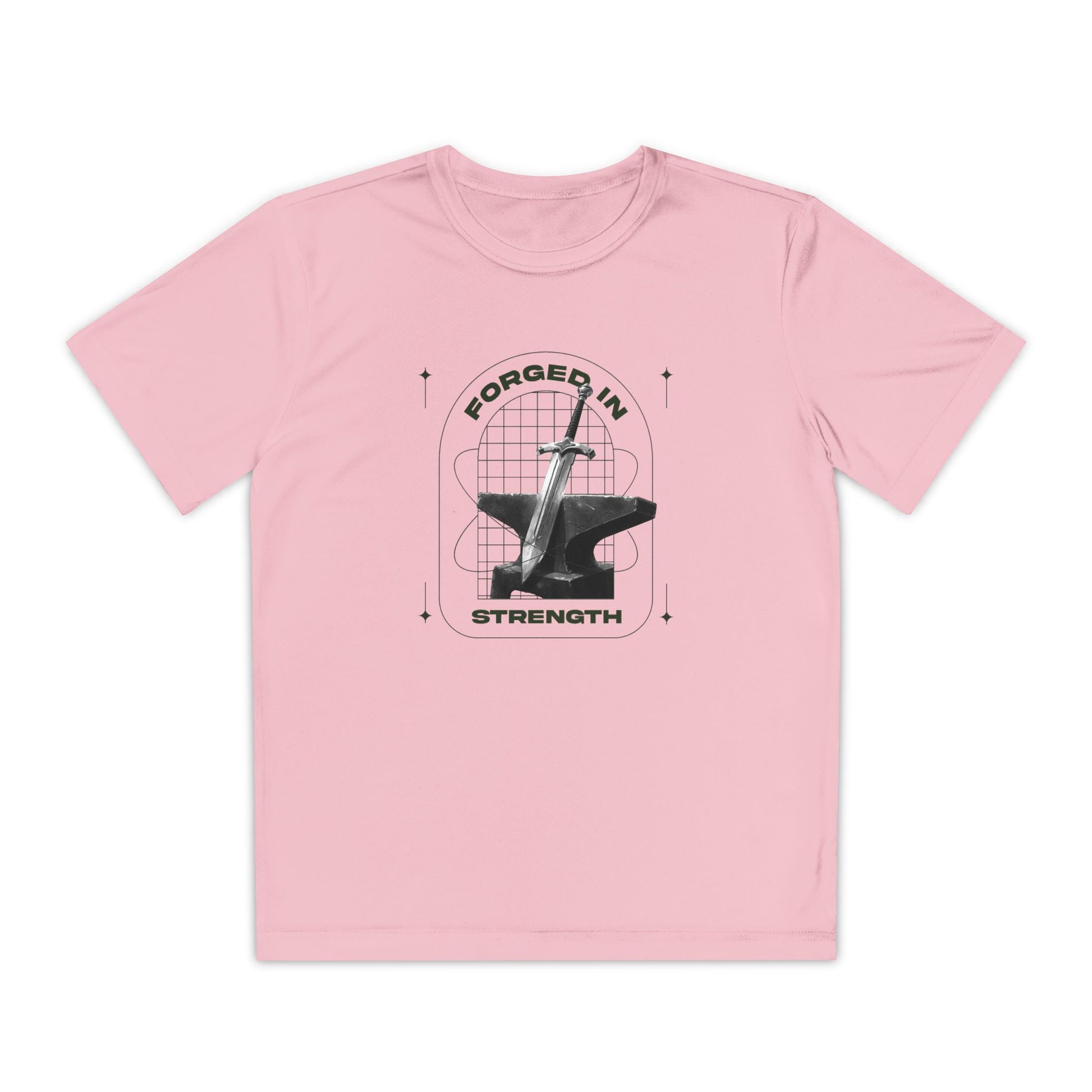 "Forged In Strength" Unisex Youth Competitor Tee - The Shield of Light