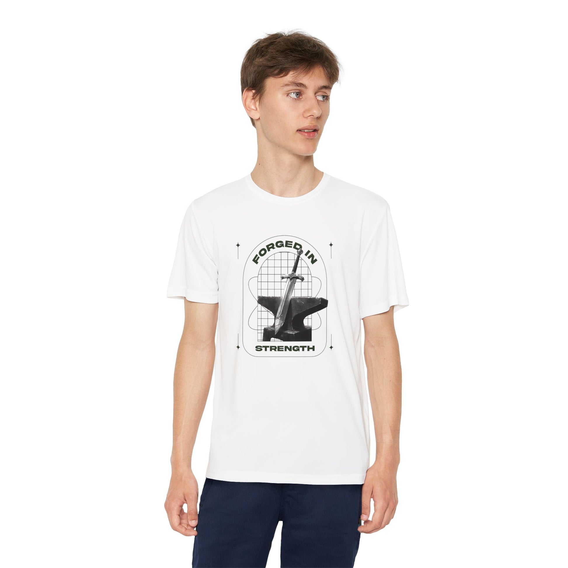 "Forged In Strength" Unisex Youth Competitor Tee - The Shield of Light