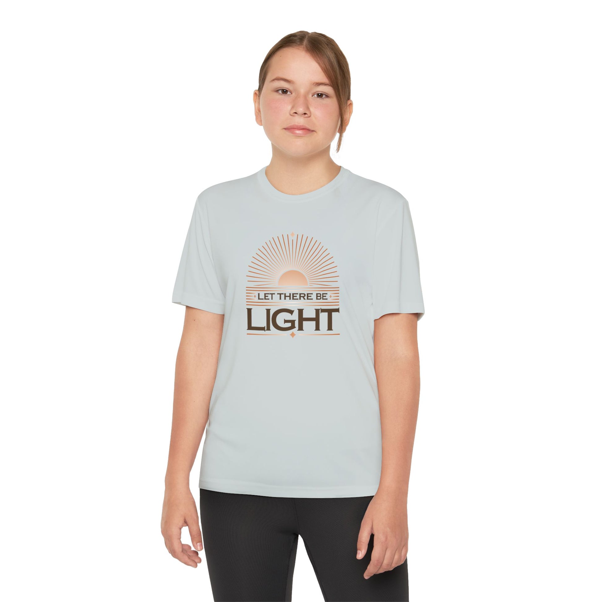 "Let There Be Light" Unisex Youth Competitor Tee - The Shield of Light
