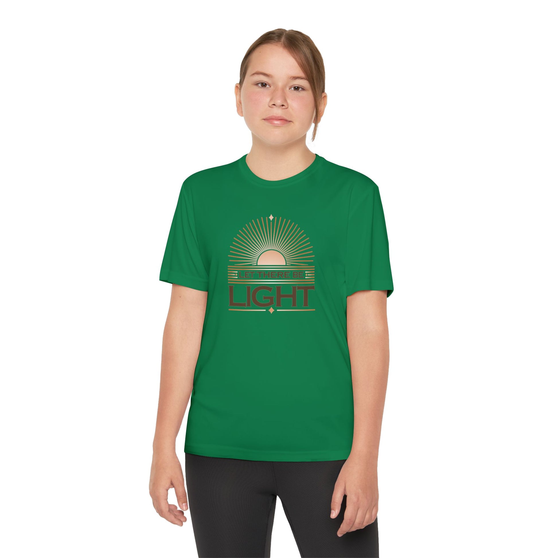 "Let There Be Light" Unisex Youth Competitor Tee - The Shield of Light