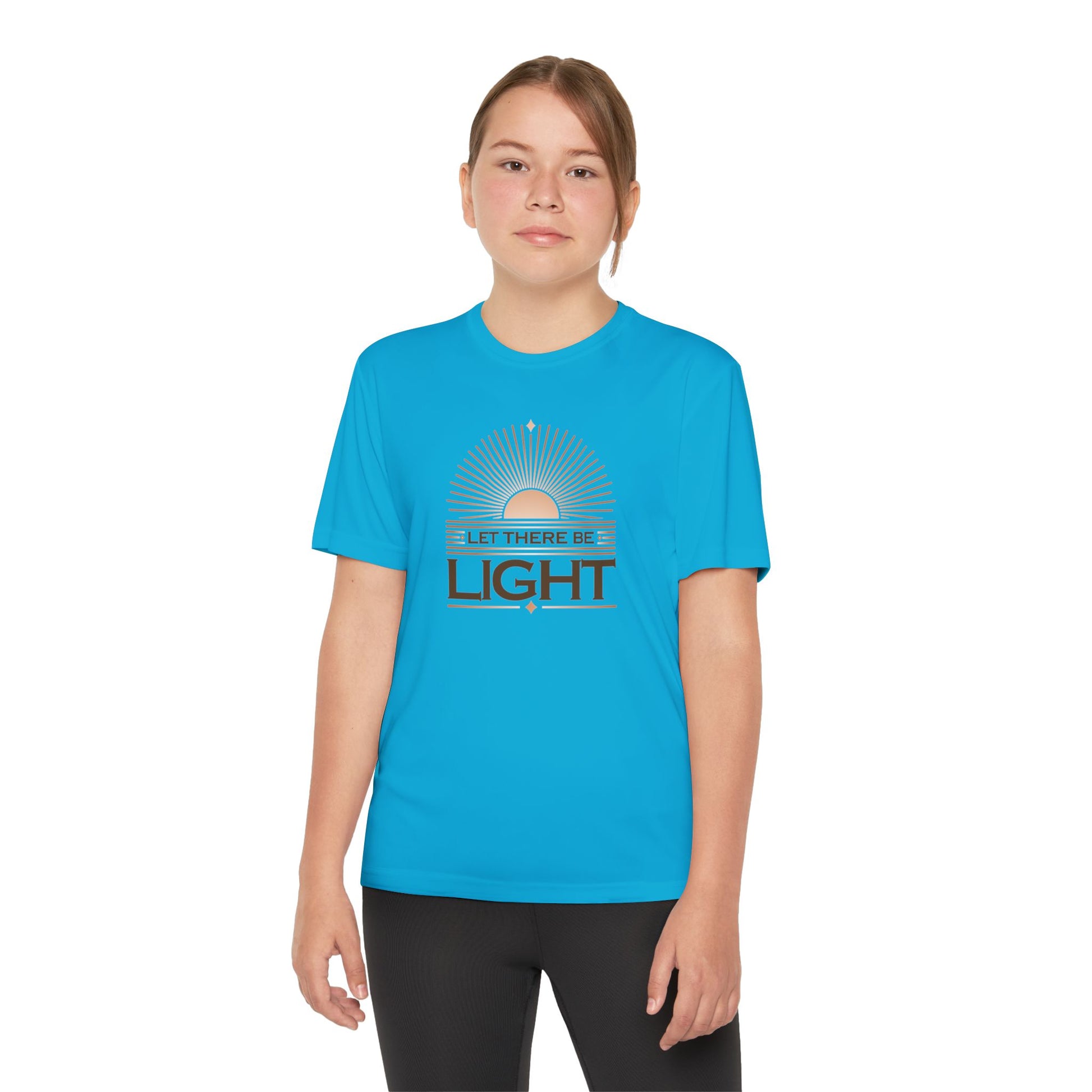 "Let There Be Light" Unisex Youth Competitor Tee - The Shield of Light