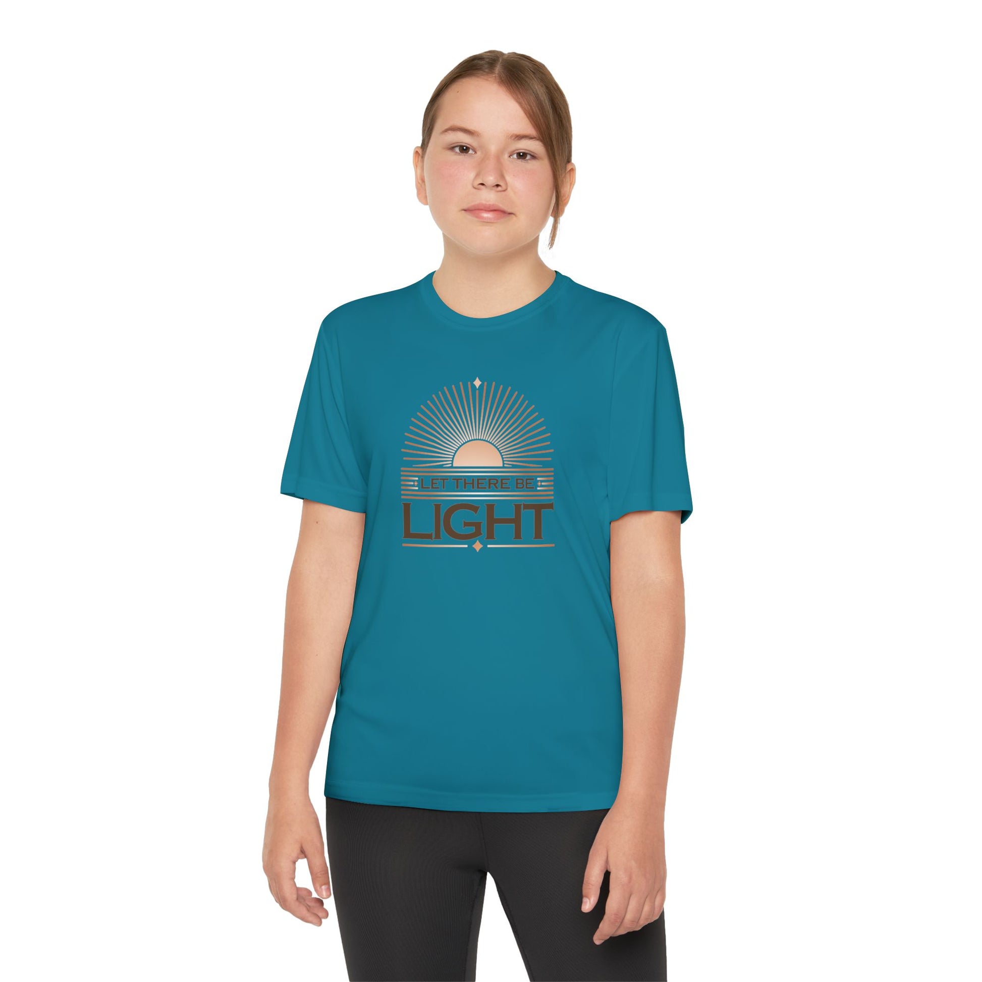 "Let There Be Light" Unisex Youth Competitor Tee - The Shield of Light