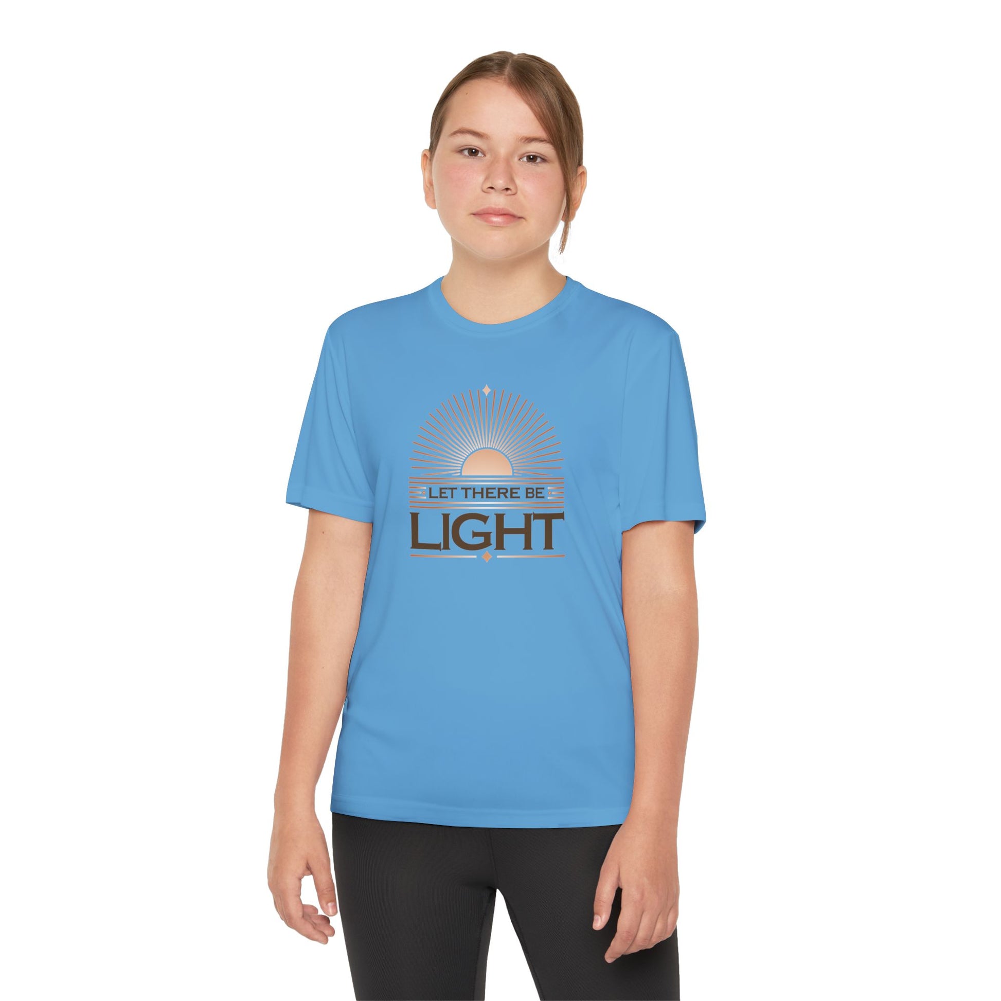 "Let There Be Light" Unisex Youth Competitor Tee - The Shield of Light