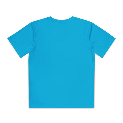 "The Lord Is My Strength and My Shield Psalm 28:7" Unisex Youth Competitor Tee - The Shield of Light