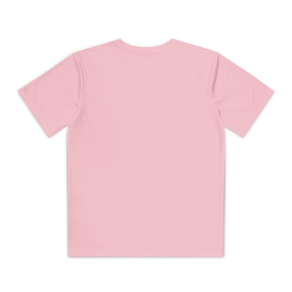 "The Lord Is My Strength and My Shield Psalm 28:7" Unisex Youth Competitor Tee - The Shield of Light