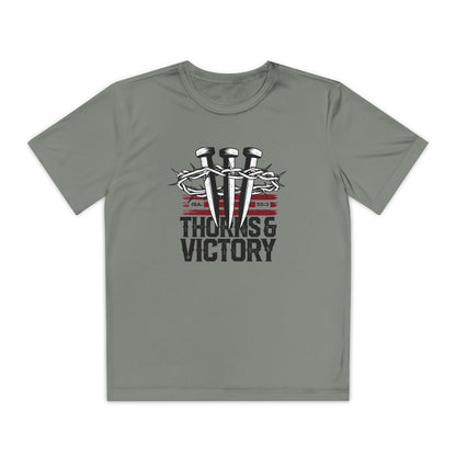 "Thorns & Victory"  Unisex Youth Competitor Tee - The Shield of Light