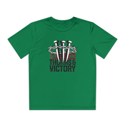 "Thorns & Victory"  Unisex Youth Competitor Tee - The Shield of Light