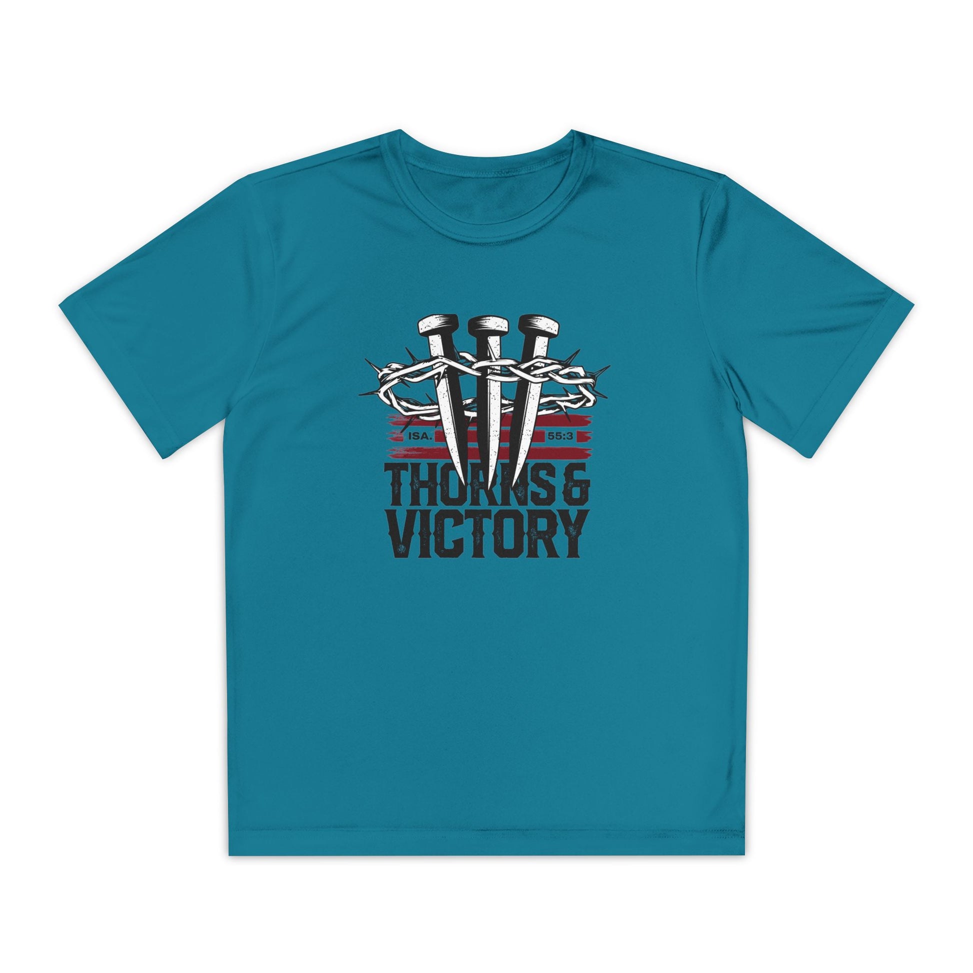 "Thorns & Victory"  Unisex Youth Competitor Tee - The Shield of Light