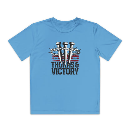 "Thorns & Victory"  Unisex Youth Competitor Tee - The Shield of Light