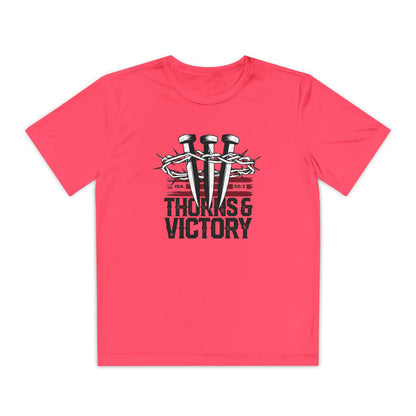 "Thorns & Victory"  Unisex Youth Competitor Tee - The Shield of Light