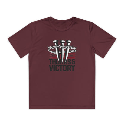 "Thorns & Victory"  Unisex Youth Competitor Tee - The Shield of Light