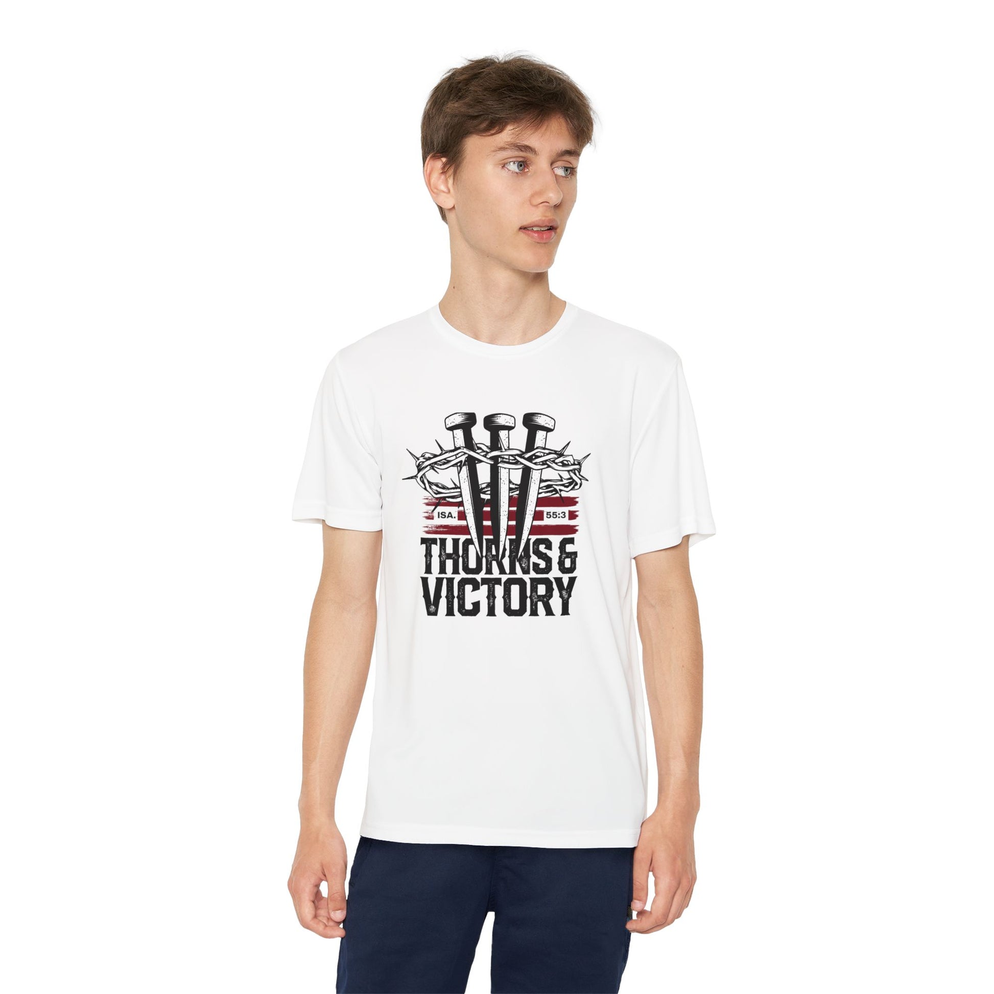 "Thorns & Victory"  Unisex Youth Competitor Tee - The Shield of Light