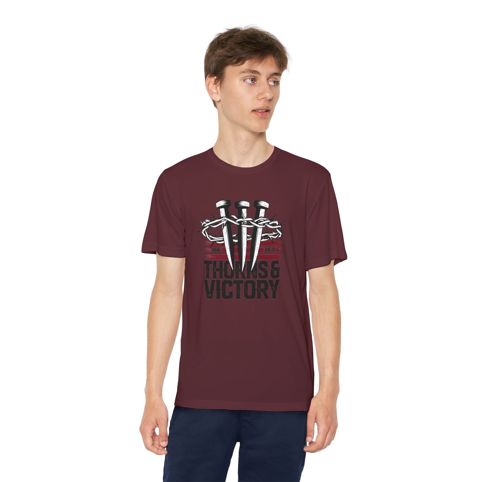 "Thorns & Victory"  Unisex Youth Competitor Tee - The Shield of Light