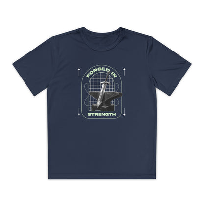 "Forged In Strength" Unisex Youth Competitor Tee - The Shield of Light