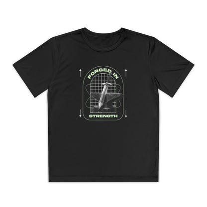 "Forged In Strength" Unisex Youth Competitor Tee - The Shield of Light