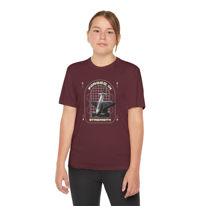 "Forged In Strength" Unisex Youth Competitor Tee - The Shield of Light