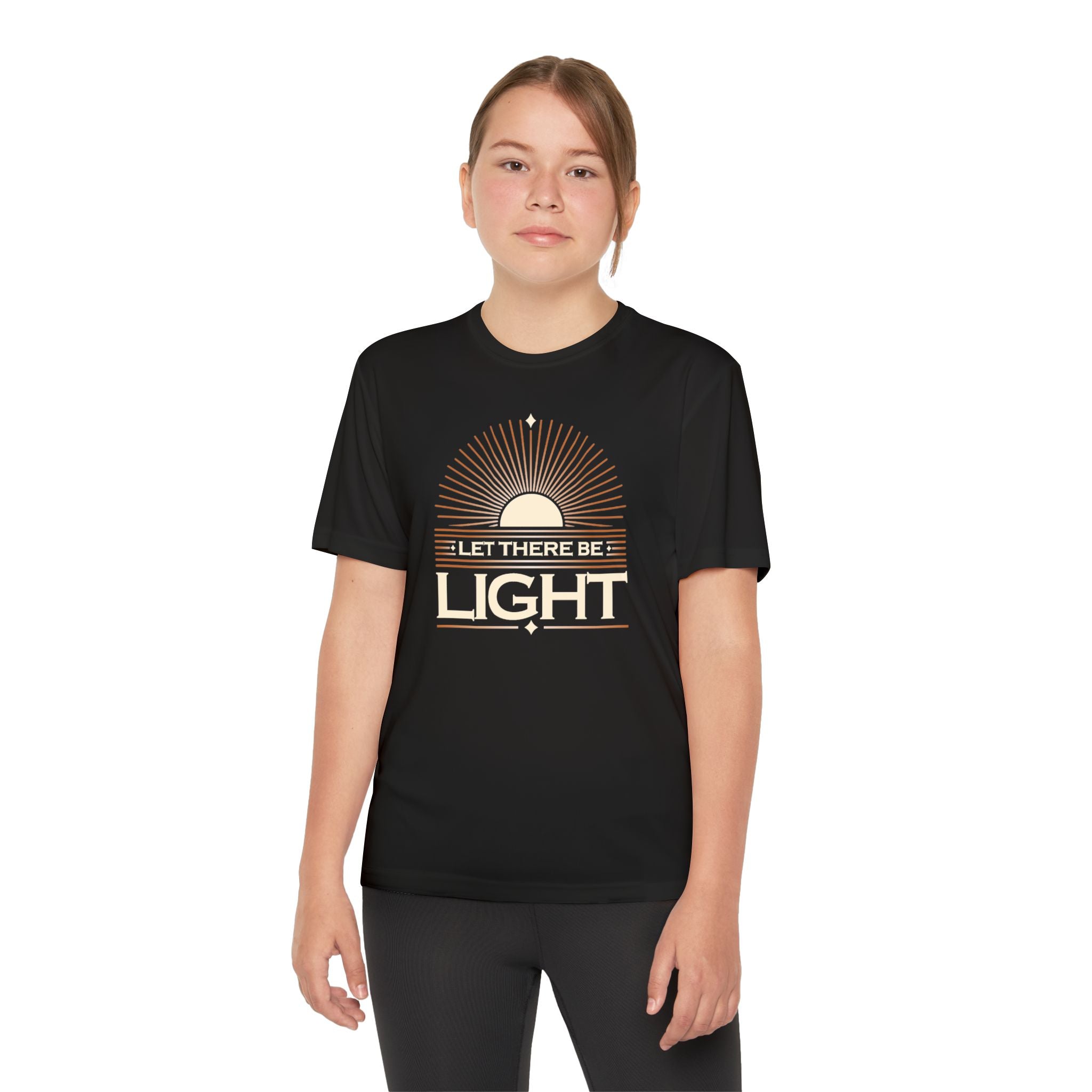 "Let There Be Light" Unisex Youth Competitor Tee - The Shield of Light