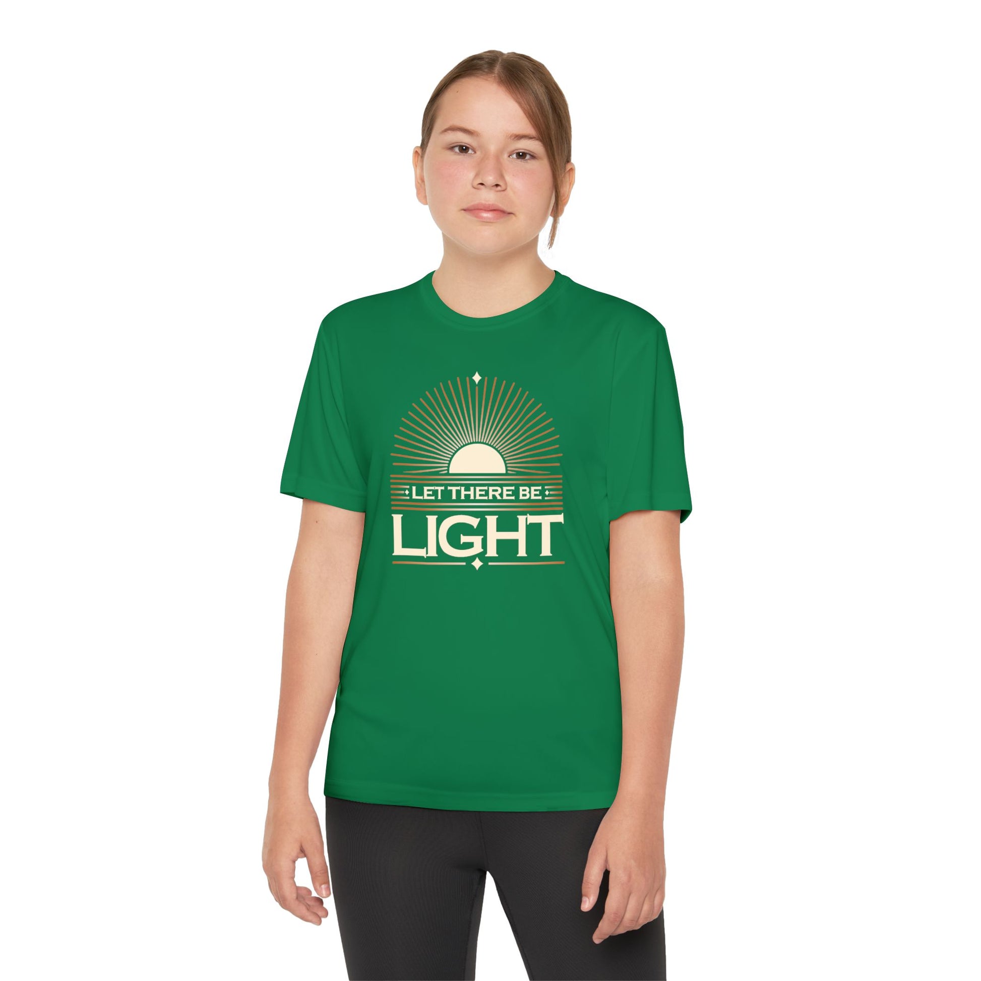 "Let There Be Light" Unisex Youth Competitor Tee - The Shield of Light