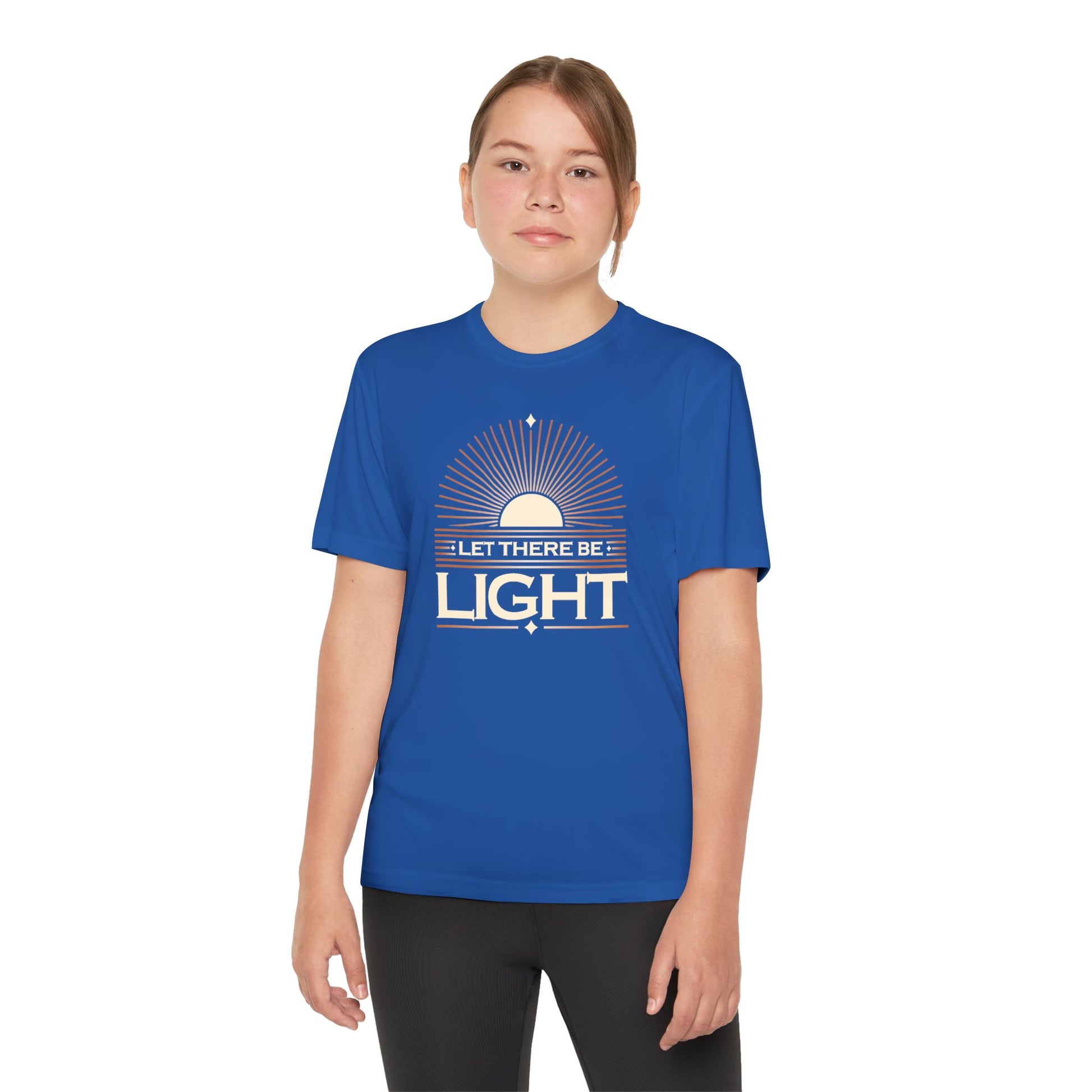 "Let There Be Light" Unisex Youth Competitor Tee - The Shield of Light