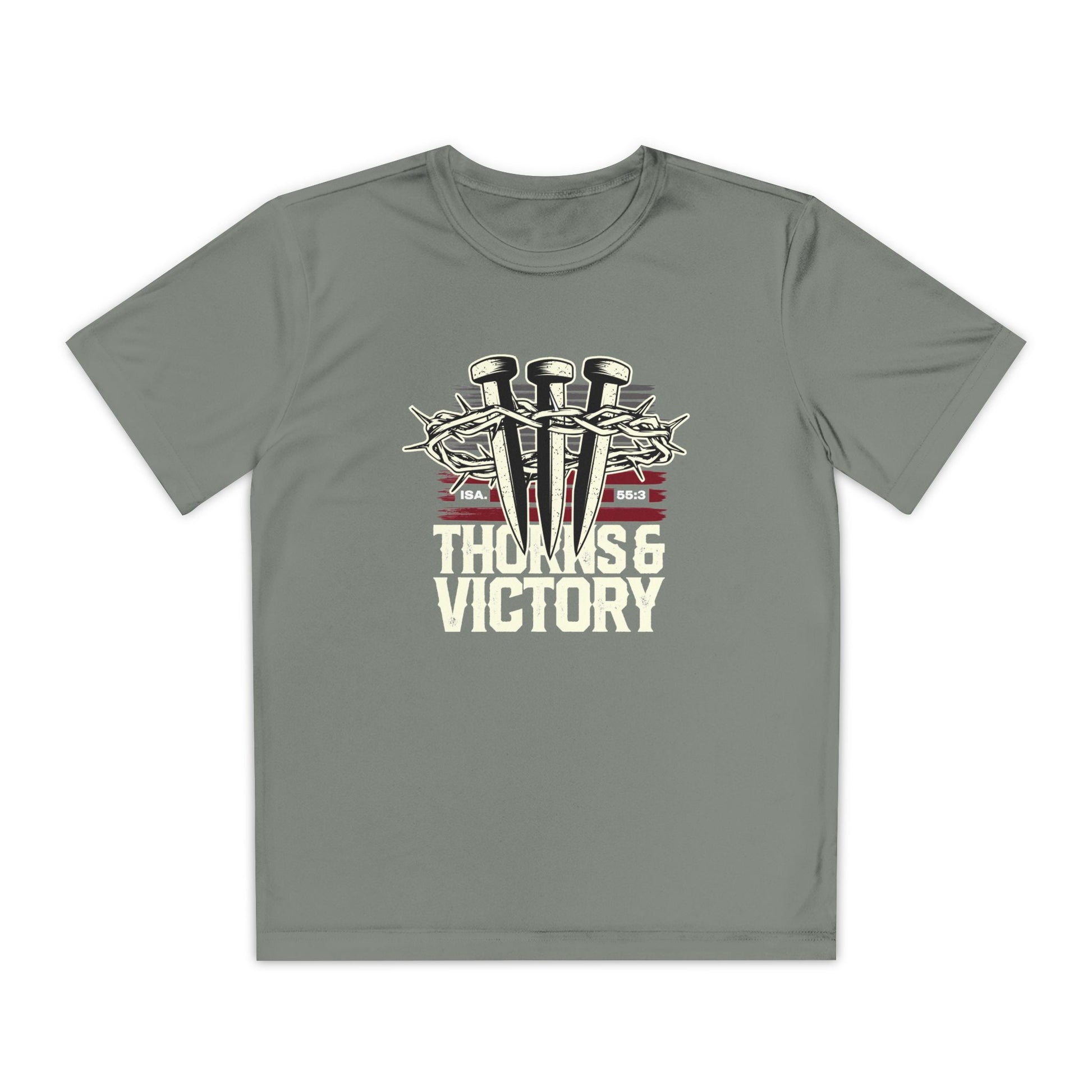 "Thorns & Victory"  Unisex Youth Competitor Tee - The Shield of Light