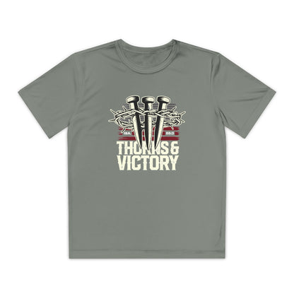 "Thorns & Victory"  Unisex Youth Competitor Tee - The Shield of Light
