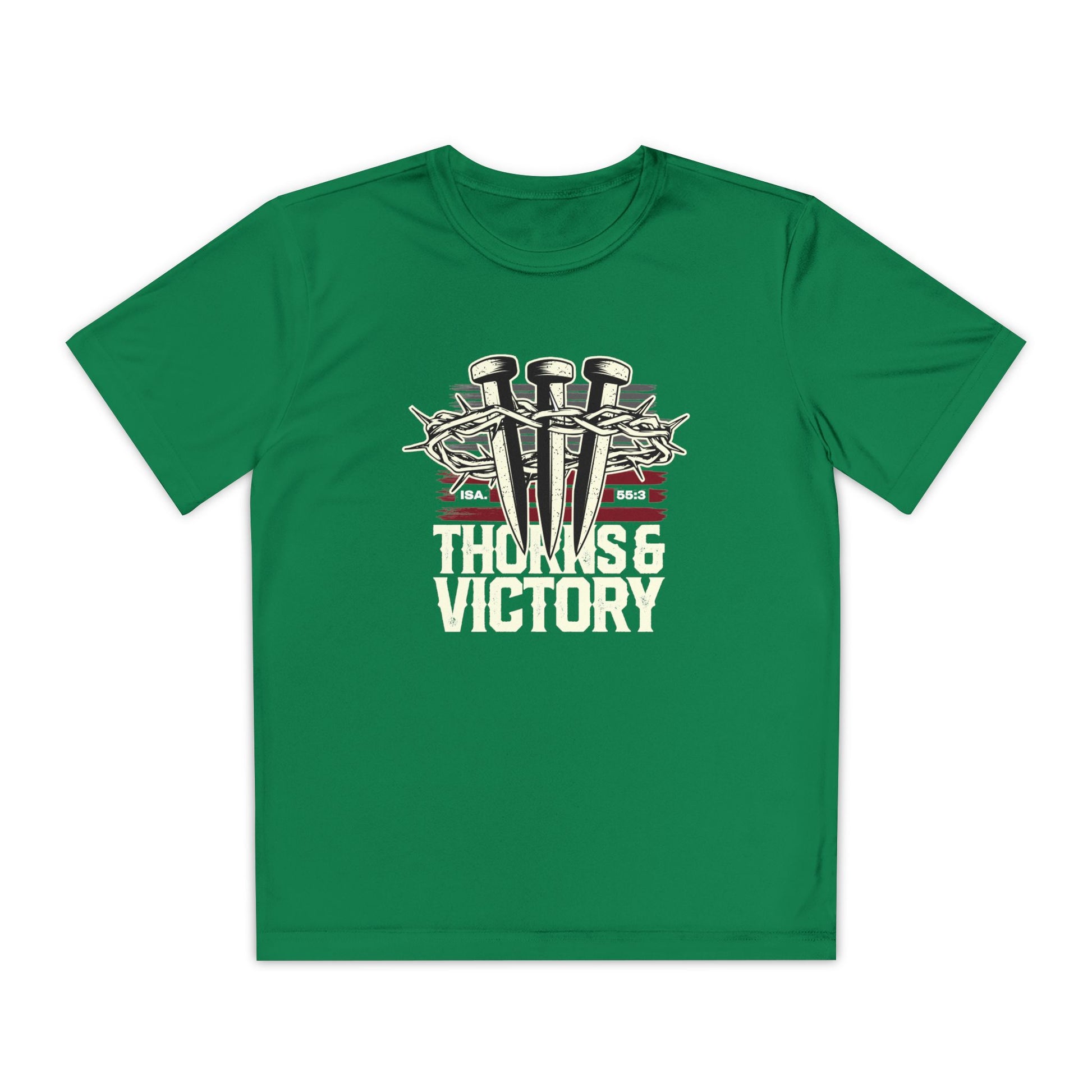 "Thorns & Victory"  Unisex Youth Competitor Tee - The Shield of Light