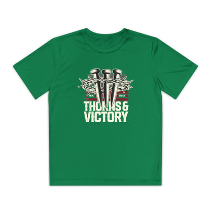 "Thorns & Victory"  Unisex Youth Competitor Tee - The Shield of Light