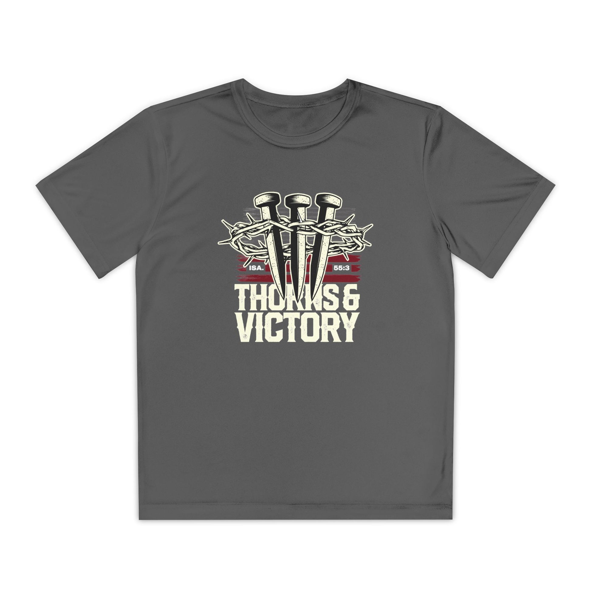 "Thorns & Victory"  Unisex Youth Competitor Tee - The Shield of Light