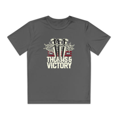 "Thorns & Victory"  Unisex Youth Competitor Tee - The Shield of Light