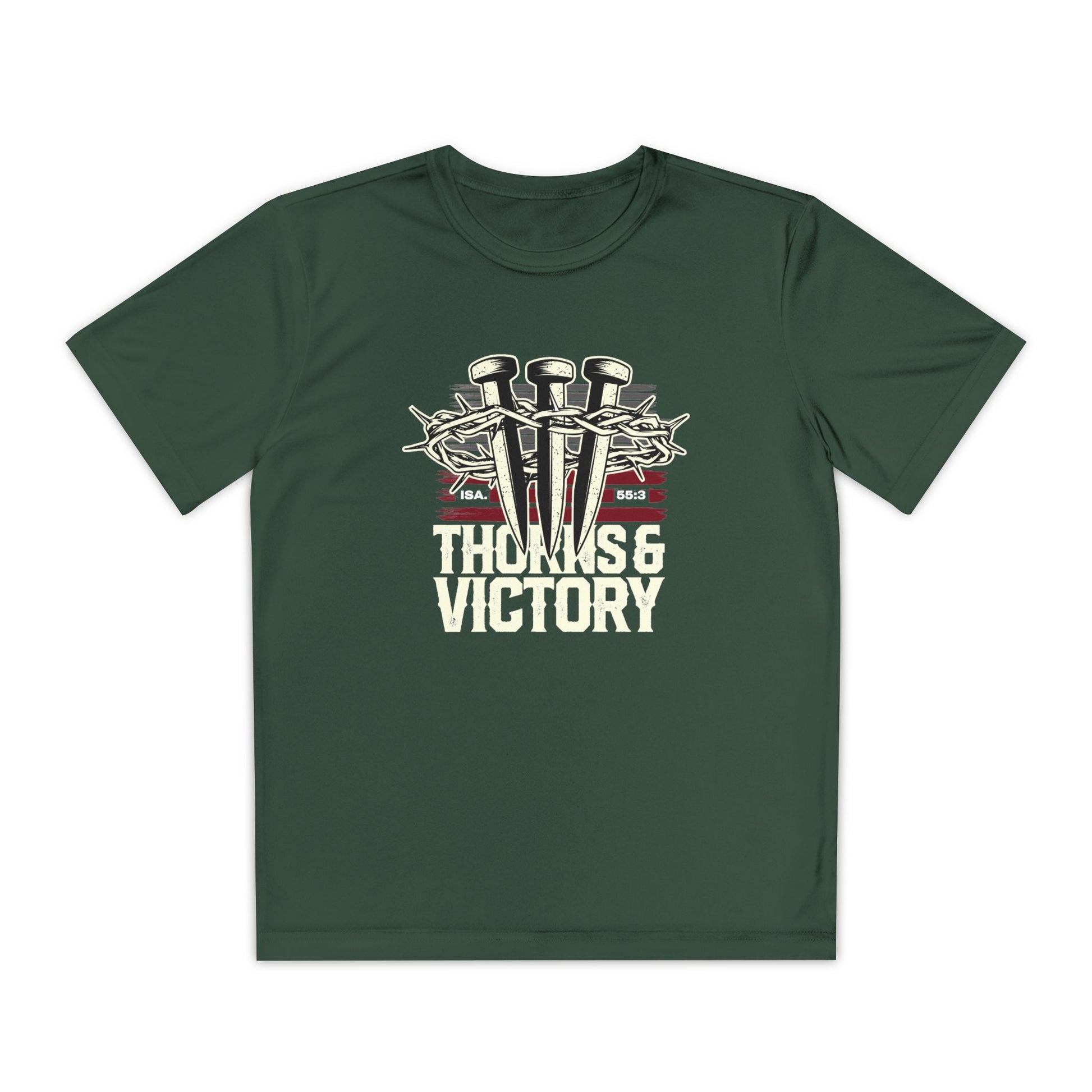 "Thorns & Victory"  Unisex Youth Competitor Tee - The Shield of Light