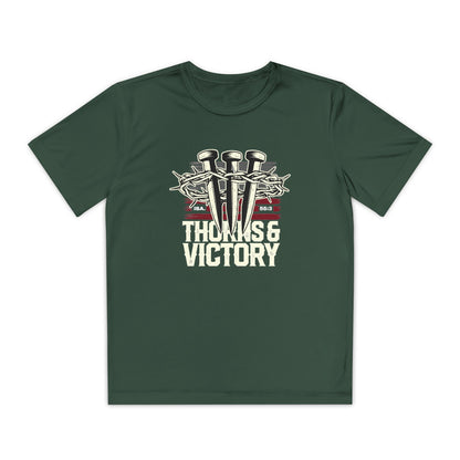 "Thorns & Victory"  Unisex Youth Competitor Tee - The Shield of Light