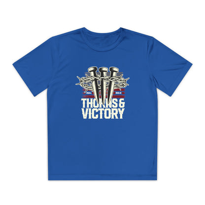 "Thorns & Victory"  Unisex Youth Competitor Tee - The Shield of Light
