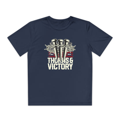 "Thorns & Victory"  Unisex Youth Competitor Tee - The Shield of Light