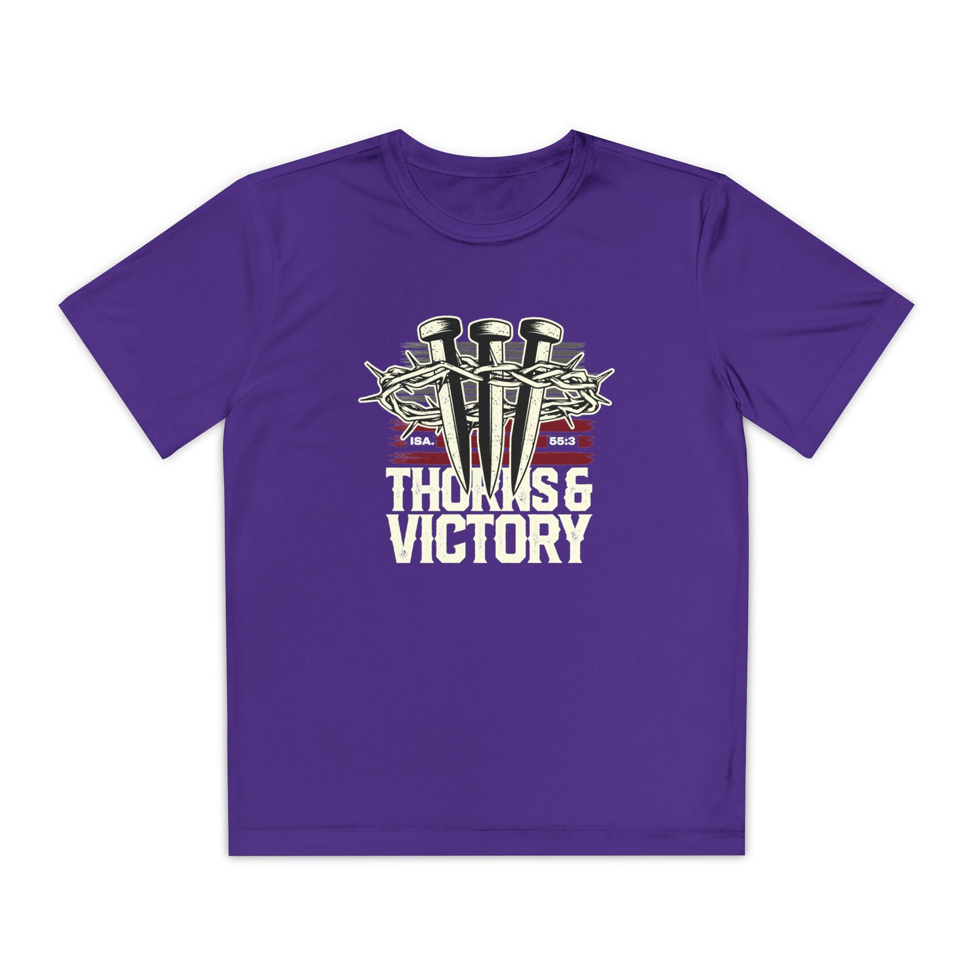 "Thorns & Victory"  Unisex Youth Competitor Tee - The Shield of Light