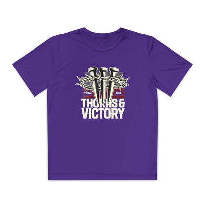 "Thorns & Victory"  Unisex Youth Competitor Tee - The Shield of Light