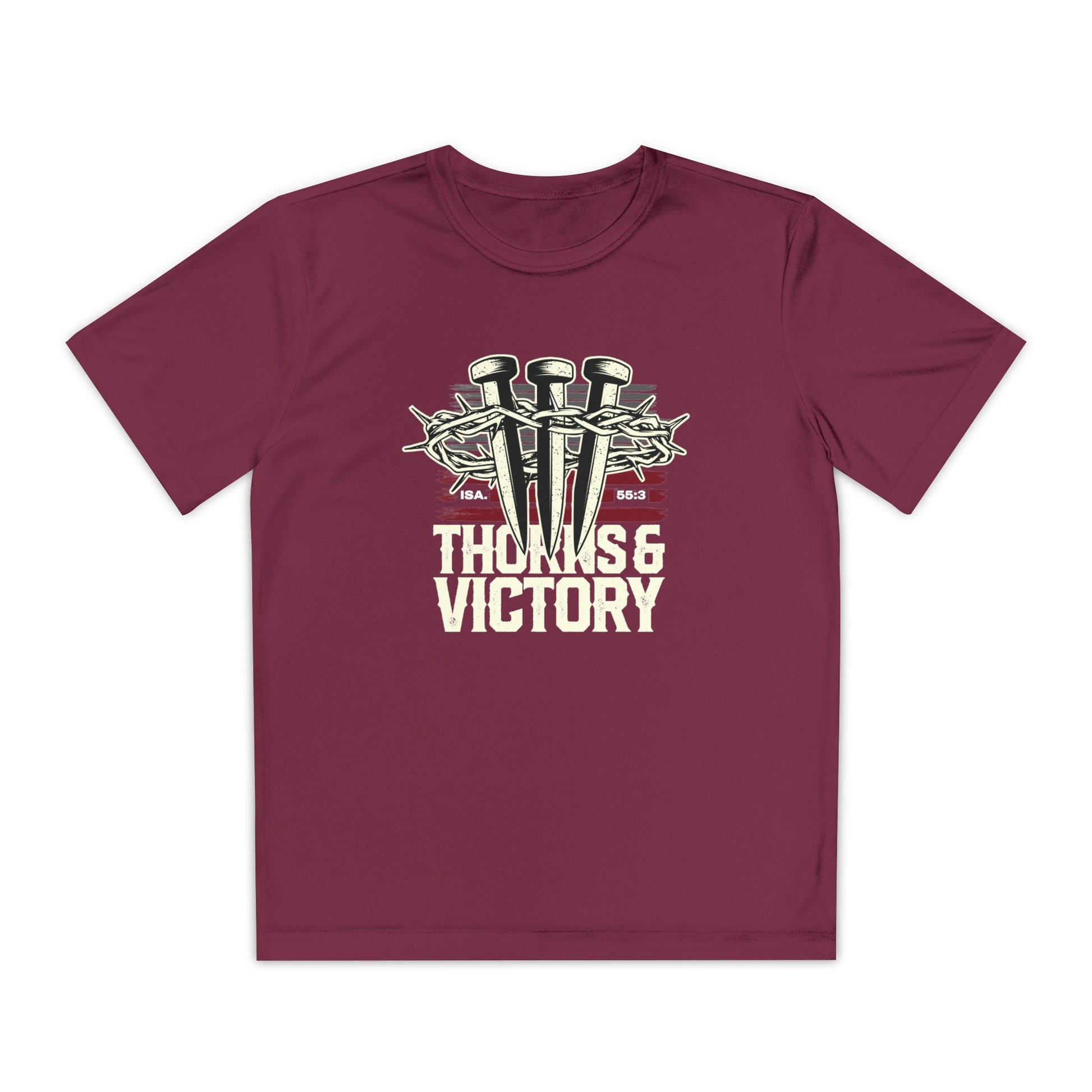 "Thorns & Victory"  Unisex Youth Competitor Tee - The Shield of Light