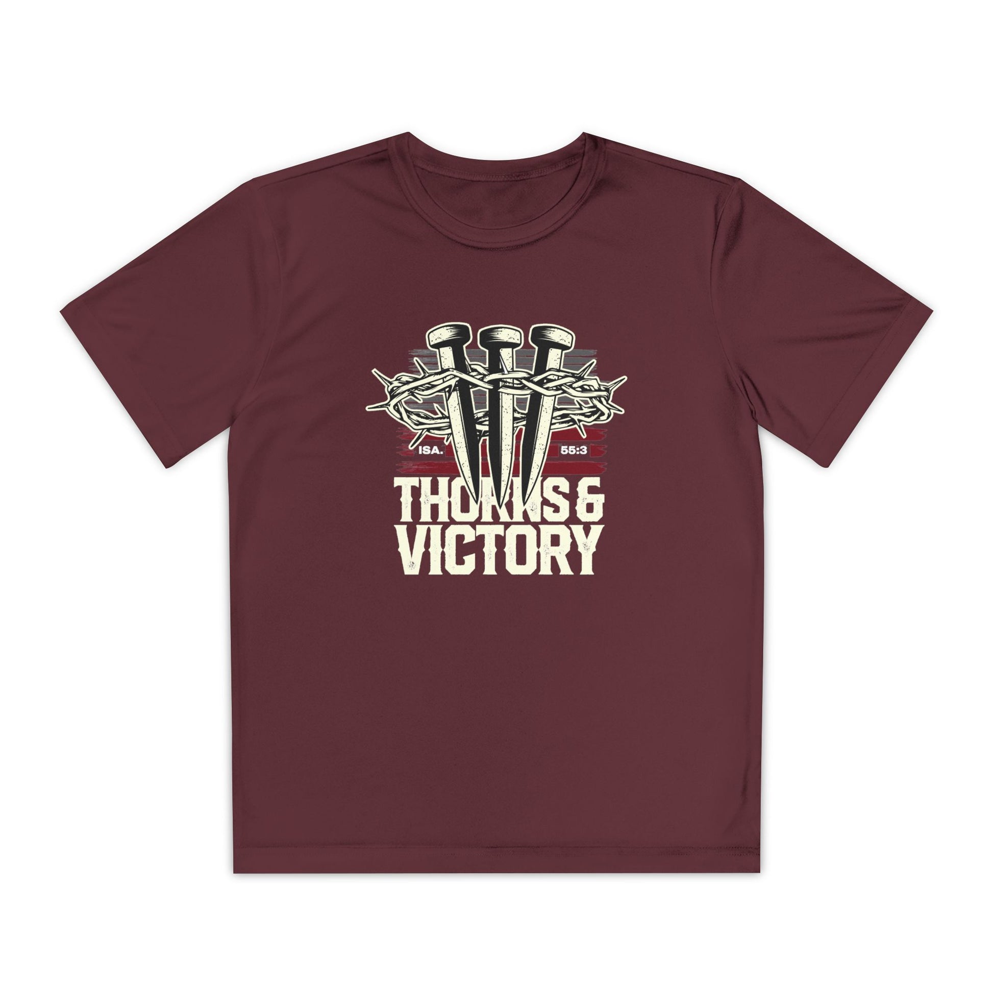 "Thorns & Victory"  Unisex Youth Competitor Tee - The Shield of Light