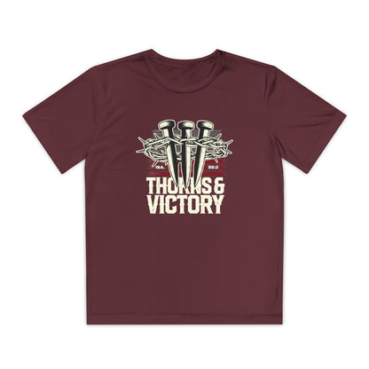 "Thorns & Victory"  Unisex Youth Competitor Tee - The Shield of Light