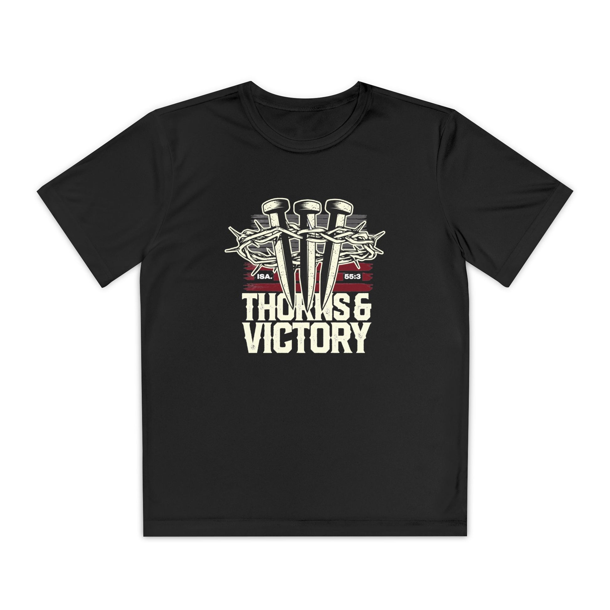 "Thorns & Victory"  Unisex Youth Competitor Tee - The Shield of Light