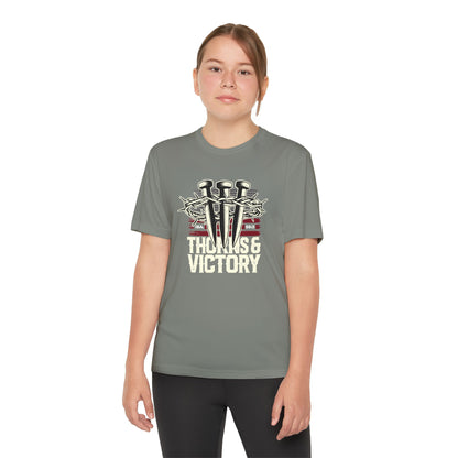 "Thorns & Victory"  Unisex Youth Competitor Tee - The Shield of Light