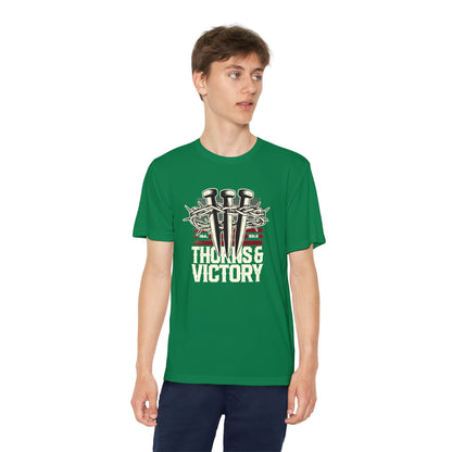 "Thorns & Victory"  Unisex Youth Competitor Tee - The Shield of Light