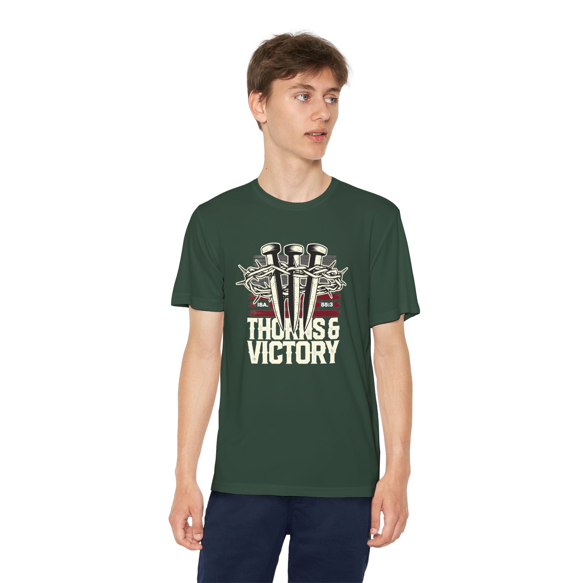 "Thorns & Victory"  Unisex Youth Competitor Tee - The Shield of Light