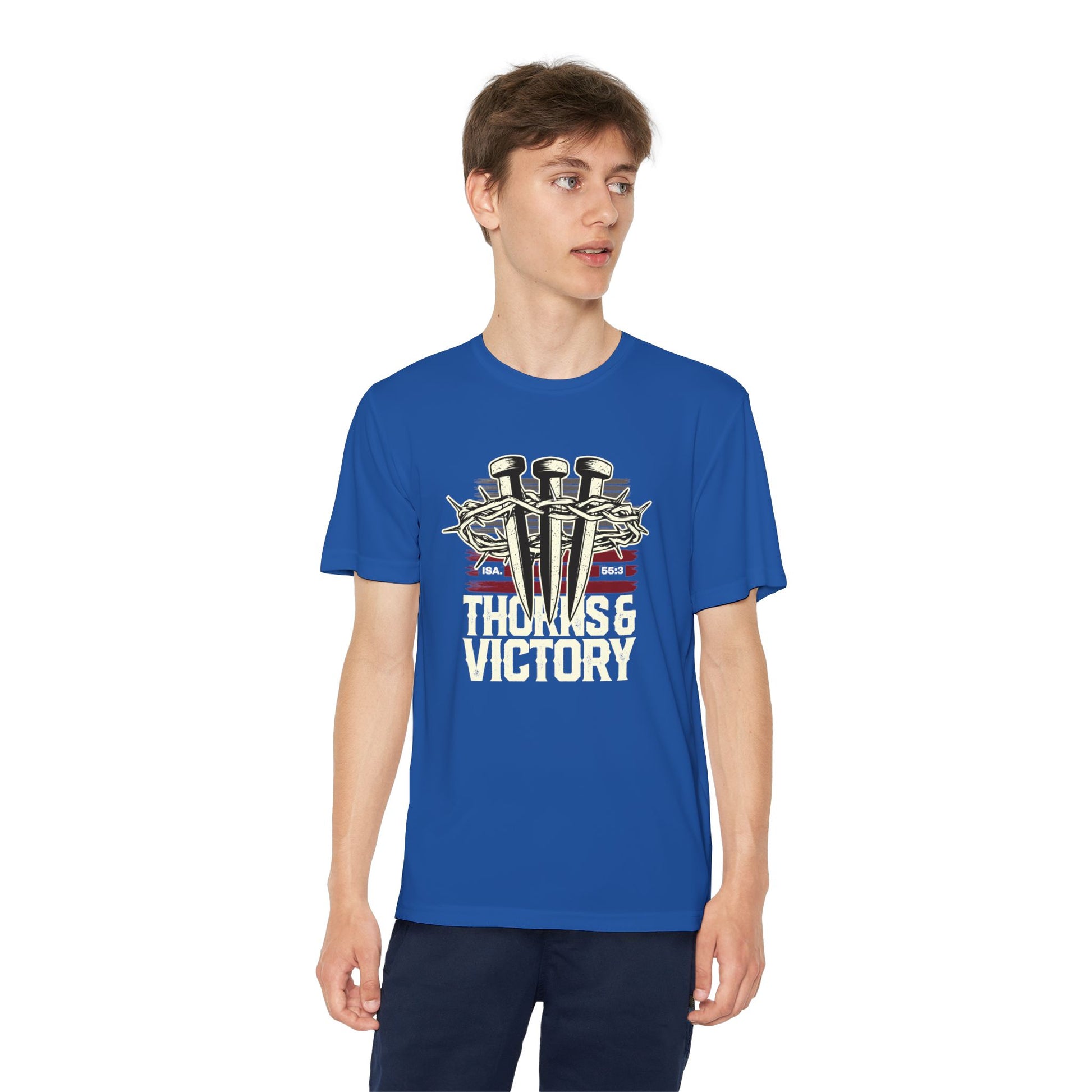 "Thorns & Victory"  Unisex Youth Competitor Tee - The Shield of Light