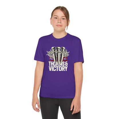 "Thorns & Victory"  Unisex Youth Competitor Tee - The Shield of Light