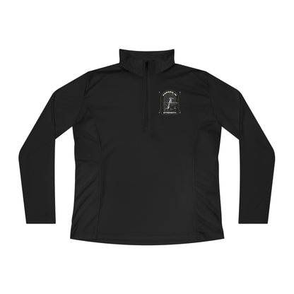 "Forged In Strength" Unisex Ladies Quarter-Zip Pullover - The Shield of Light