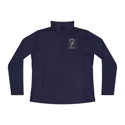 "Forged In Strength" Unisex Ladies Quarter-Zip Pullover - The Shield of Light