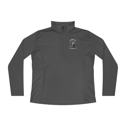 "Forged In Strength" Unisex Ladies Quarter-Zip Pullover - The Shield of Light
