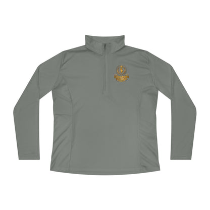 "Kingdom Standard" Unisex Ladies Quarter-Zip Pullover - The Shield of Light